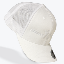 Load image into Gallery viewer, BKM White on White Snapback Hat
