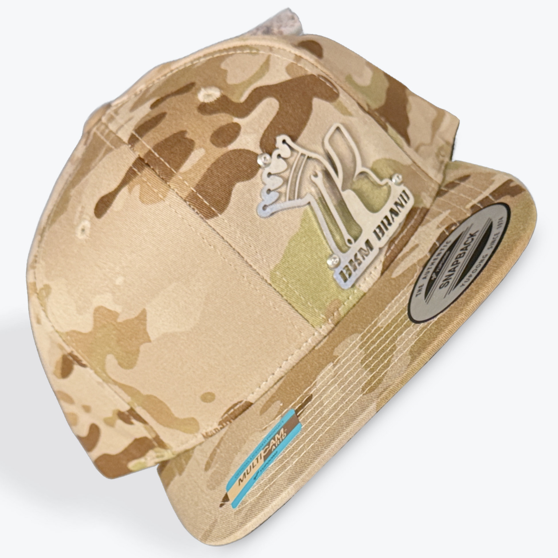 Fat Bill Multicam desert sand / Stainless Steel Snapback