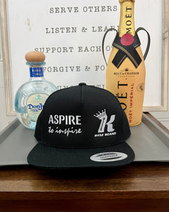 (Aspire to Inspire) Yupoong Flat Bill Cap