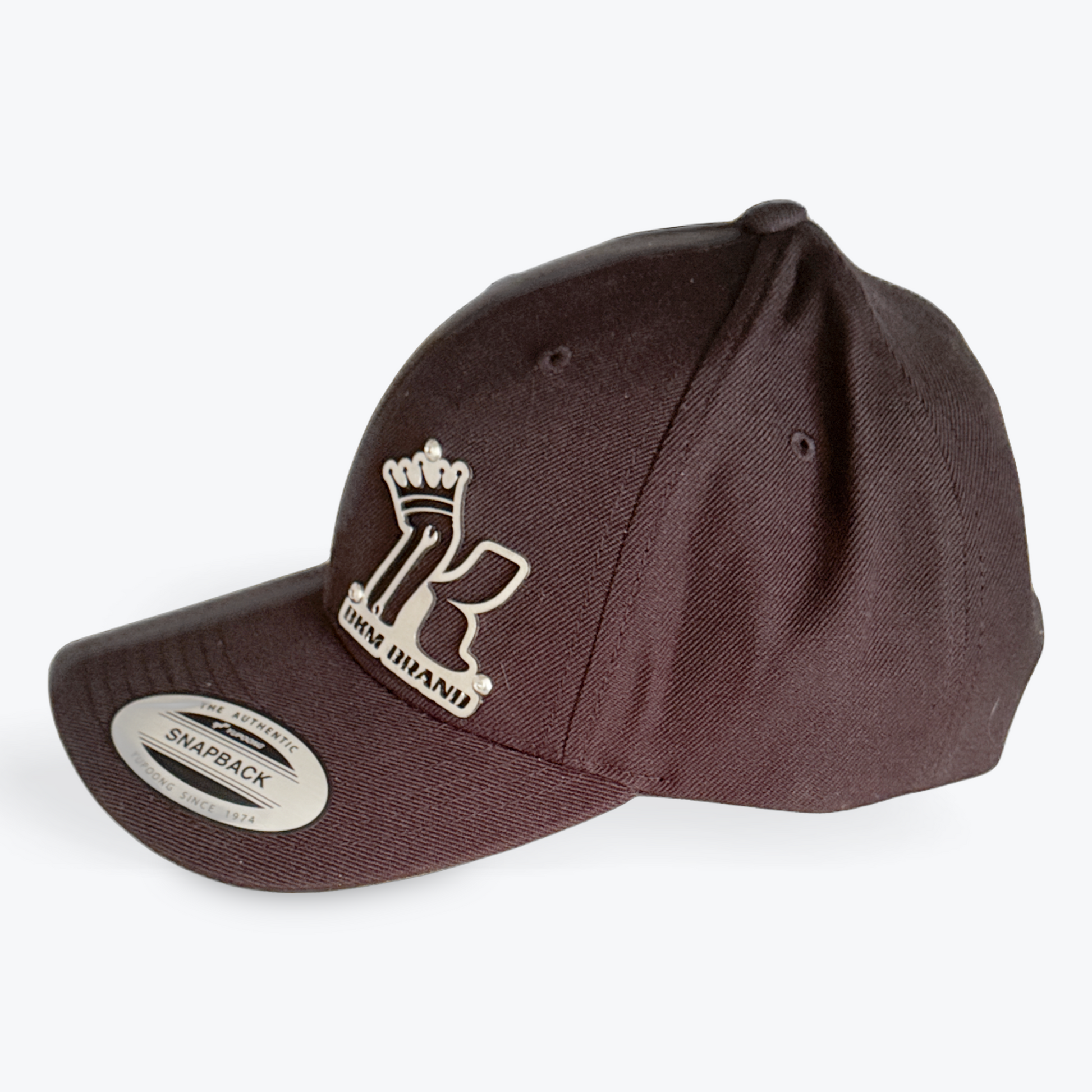 Curved Bill / Stainless Steel Snapback