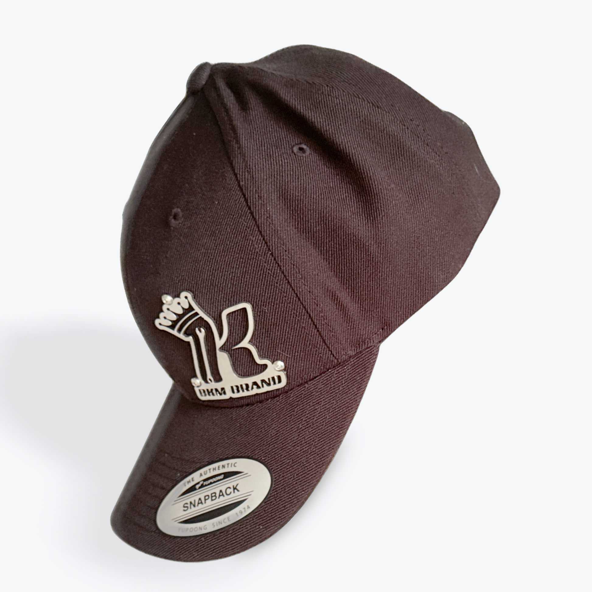 Curved Bill / Stainless Steel Snapback