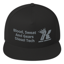 Load image into Gallery viewer, (Blood Sweat &amp; Gears) Flat Bill Cap
